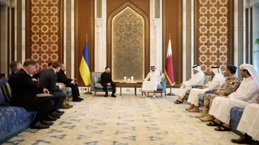Zelenskiy Katar'da Savunma Anlaşması İmzaladı