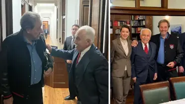 Doğu Perinçek, Elon Musk’ın babası ve danışmanı ile görüştü