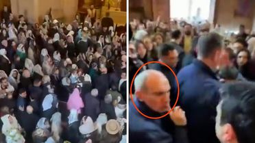 Ermenistan Başbakanı Paşinyan'a saldırı girişimi, kilisede hedef oldu