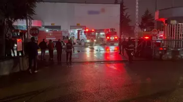 Başiskele'de Fabrikada Yangın