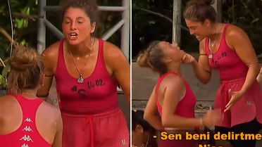 Survivor'da Seren Ay ve Nisanur arasında büyük kavga! Acun cezayı açıkladı