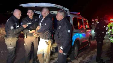 Kovalamacada Sulama Kanalına Uçtu