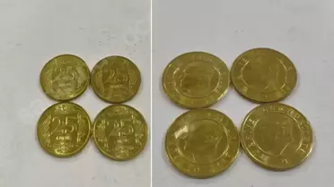 Altın renkli 25 kuruşları satışa çıkardı! İstediği para inanılmaz