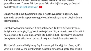 İletişim Başkanı Duran: Dijital egemenliğin güçlendirilmesi hedefleniyor