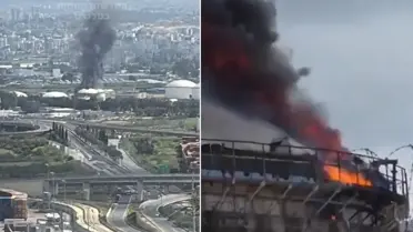 İran ve Hizbullah'tan İsrail'e ağır darbe! Siyah dumanlar gökyüzünü kapladı