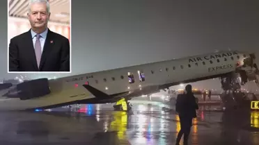 Uçağı New York'ta kaza yapan Air Canada CEO'su istifa kararı aldı