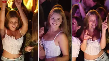 Ukrayna'da gece kulübünde çekilen görüntü viral oldu