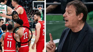 Yunan derbisinde kaos: Küfürler havada uçuştu, Ergin Ataman çıldırdı