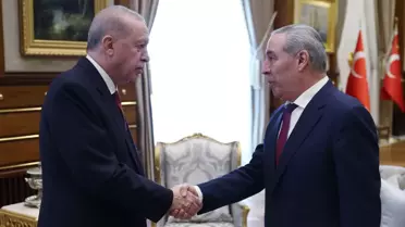 Cumhurbaşkanı Erdoğan, Filistin Devlet Başkan Yardımcısı Hüseyin eş-Şeyh'i kabul etti