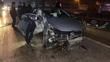 İnegöl'de Kaza: 2 Yaralı