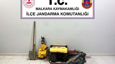 Tekirdağ'da Kaçak Kazı Operasyonu