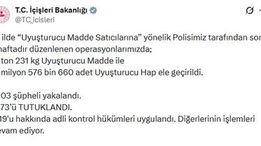 Uyuşturucu Operasyonunda 903 Gözaltı