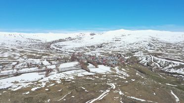 Ağrı ve Kars'ta Kar Manzaraları