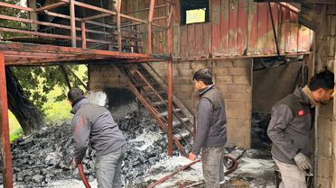 Alanya'da Müstakil Evde Yangın