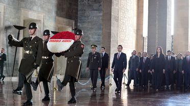 Anadolu Ajansı 106'ncı yaşında Anıtkabir'de