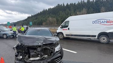 Bolu'da Zincirleme Kaza: 6 Yaralı