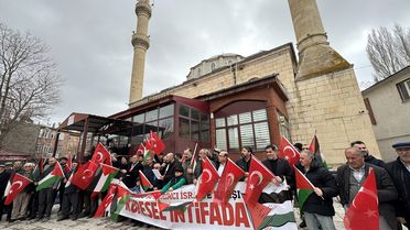 Ardahan'da İsrail Tasarısına Protesto