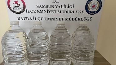 Bafra'da Kaçakçılık Operasyonu: 20 Litre Etil Alkol Ele Geçirildi