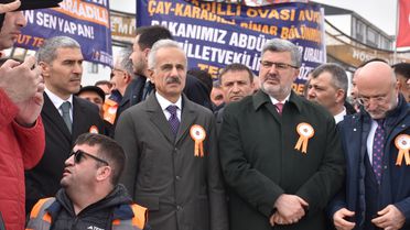 Bakan Uraloğlu temel atma ve açılış töreninde konuştu Açıklaması