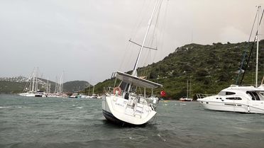 Bodrum'da Fırtına Zarar Verdi