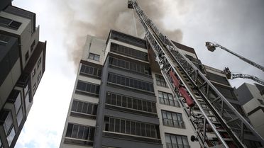 Bursa'da Apartman Yangını