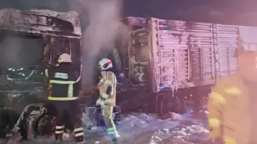 Karacabey'de TIR Yangını