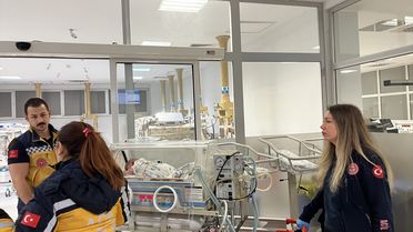 54 Günlük Bebek Ankara'ya Sevk Edildi