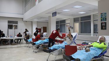 Edirne Emniyet Müdürlüğü kan bağışı etkinliği düzenledi