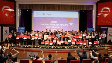 20. TÜBİTAK Ortaokul Proje Yarışması Ödülleri Verildi