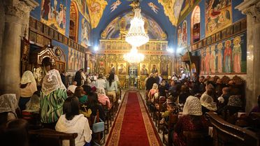 Gazze'de Hristiyanlar Palmiye Pazarı Bayramı'nı Kutladı