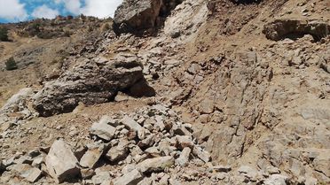 Torul'da Heyelan, Grup Yolu Kapatıldı