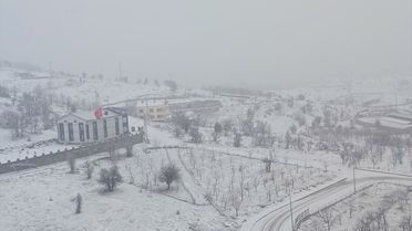 Hadim'de Kar Yağışı Etkili Oldu