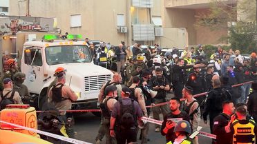 İran Füzesinin Hayfa'daki Patlaması