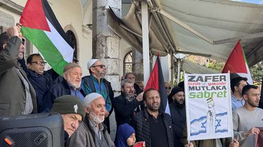 İzmir'de Mescid-i Aksa İçin Protesto