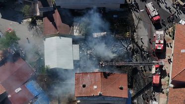 Ümraniye'de Hurdalıkta Yangın