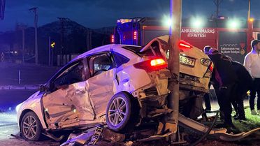 Göksun'da Trafik Kazası: 4 Yaralı