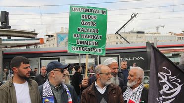 Kayseri'de Filistinli Esirler İçin İdam Tasarısı Protestosu