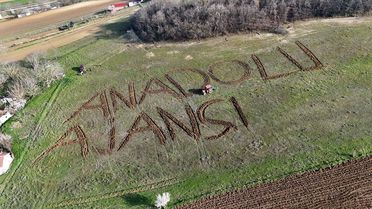Çiftçiden Anadolu Ajansı'na Kutlama