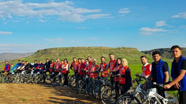 Kozluk'ta Bisiklet Turu Etkinliği