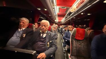 Kumlucalı şehit yakınları ve gaziler, Çanakkale'ye uğurlandı