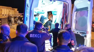 Mardin'de Tır'a Çarpan Otomobilde 5 Yaralı