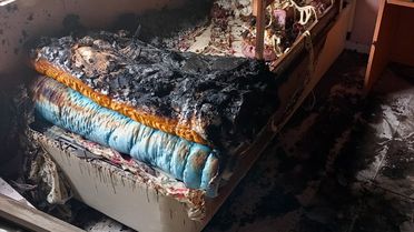 Yıldırım Düşmesiyle Yangın Çıktı