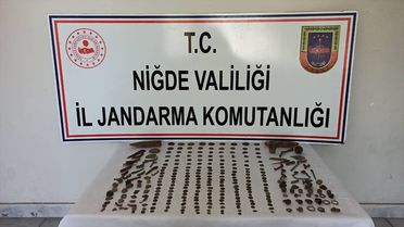 Niğde'de 190 Sikke ve 100 Obje Ele Geçirildi