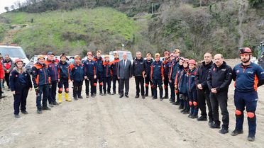 Ordu'da Heyelan Tatbikatı Gerçekleştirildi