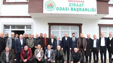 TZOB Başkanı Bayraktar Ortahisar'da İstişarede Bulundu