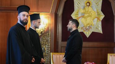 Ukrayna Devlet Başkanı Zelenskiy, Fener Rum Patrikhanesi'ni ziyaret etti