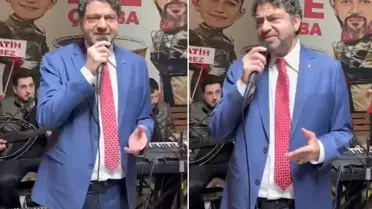 Ünlü şarkıcı Hakan Taşıyan, Konya’da bir çorbacıda sahne aldı