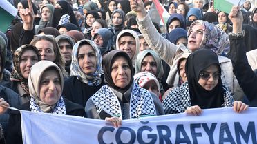 Van'da Gazze İçin Destek Yürüyüşü