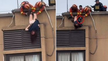 Akılalmaz görüntü! Hayatından vazgeçti, telefonundan geçmedi