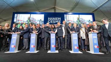 Çeşme'de kiralık sosyal konut projesi Hanem'in temeli atıldı